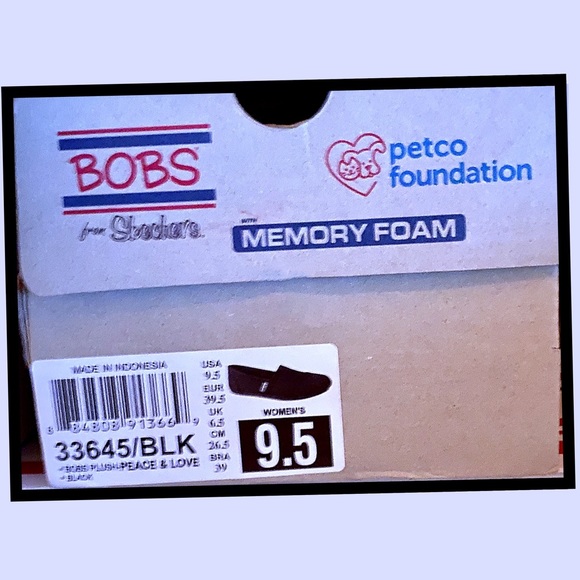 SKECHERS BOBS Plush - Peace and Love NIB NWT - Picture 8 of 8